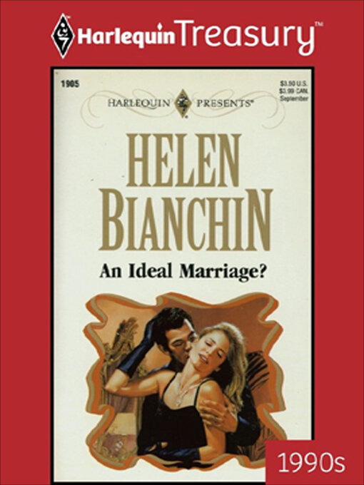 Title details for An Ideal Marriage? by Helen Bianchin - Available